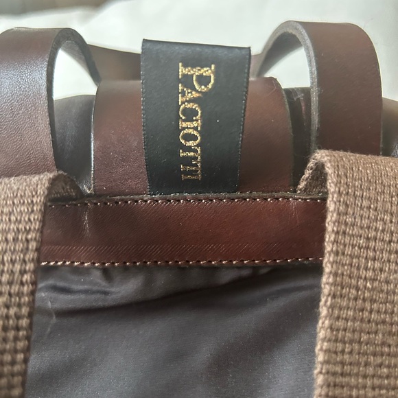 Cesare Paciotti Dagger Backpack Leather and Nylon - Picture 2 of 9